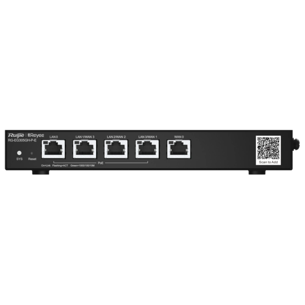 Маршрутизатор Ruijie Ruijie Reyee RG-EG305GH-P-E PoE с облачным управлением