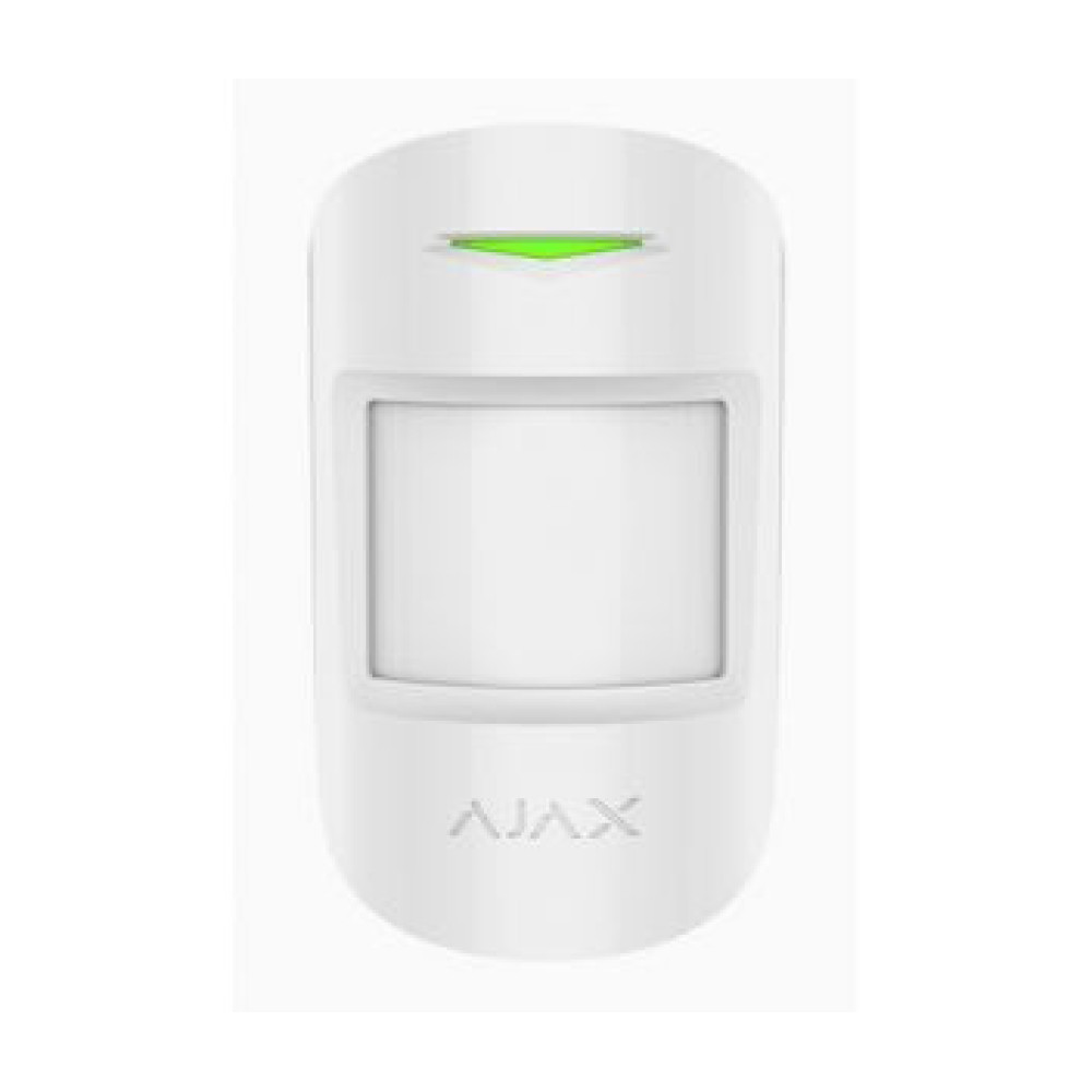 Бездротовий оповіщувач руху та розбиття скла Ajax CombiProtect (white)