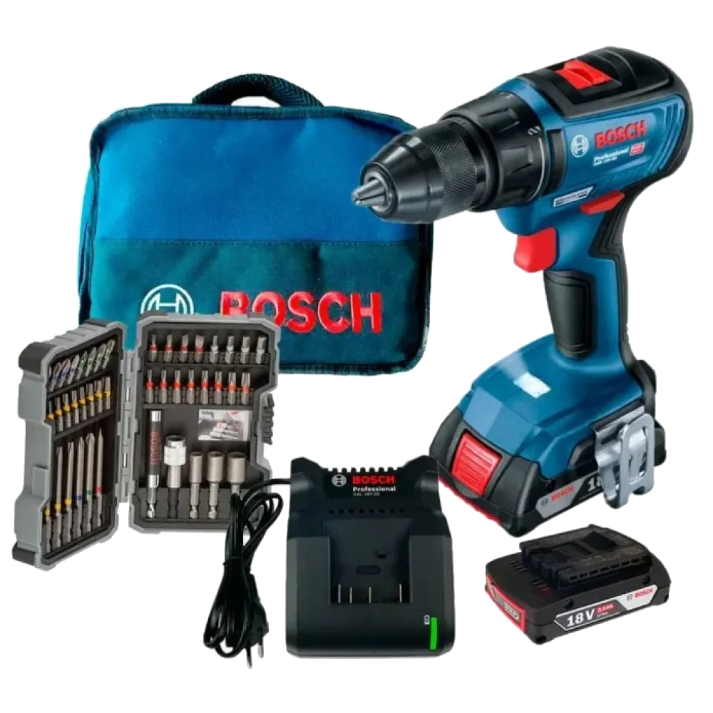 Акумуляторний дриль-шуруповерт Bosch Bosch GSR 18V-50 Set (06019H5004)