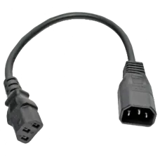 Шнур живлення Kingda Kingda С13-C14, 0.3 м, 0.75 мм2