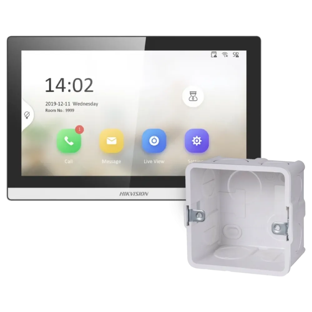 Комплект Hikvision Hikvision DS-KH6350-WТE1 + DS-KAB86