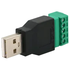 Роз'єм Voltronic USB (5 контактов) с клеммами под кабель