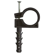 Обойма для труб та кабелю APRO APRO 15-16 мм (пач. 50 шт.) черная